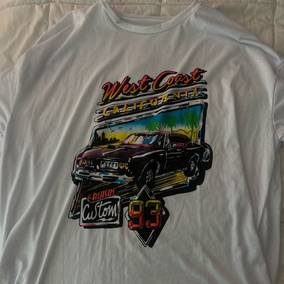 west coast oversized tee shirt - Picture 1 of 1